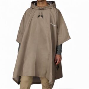 Unisex frogg toggs Ultra-Lite2 Rain Poncho one size khaki color NWT